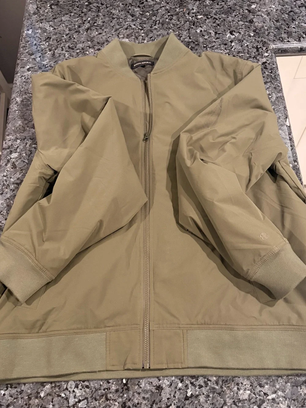 Banana Republic Olive Green Bomber Jacket